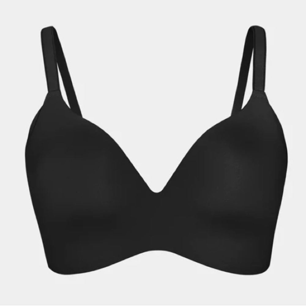 Knix Wireless WingWoman Contour Black Bra Size 8